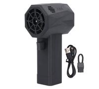 SEAFRONT Jet Dry Blower 64 Mm Moteur sans Balais Haute Vitesse 240 Km/h Vitesse du Vent 1400 G Poussée 22 W Charge Rapide Fibre de Carbone pour Le Séchage de la Voiture, Le Déneigement, (Black)