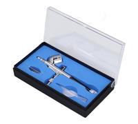 SEAFRONT Kit D'aérographe à Double Action, Ensemble de Pistolet de Peinture Léger, Buse de 0.2 à 0.3mm pour Loisirs, Artisanat, Décoration de Gâteaux Automobiles