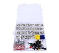 SEAFRONT Kit de Broches de Borne de Connecteur de Fil, Outil de Retrait de Borne, 25 Types de Broches de 8 Tailles avec 300 Bagues d'étanchéité étanches et 18 Outils de Retrait pour