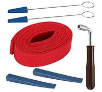 SEAFRONT Kit d'Outils de Réglage de Piano de qualité Fine avec Poignée en Bois Ensemble de Professionnels pour les Débutants Inclut le Tuning Hammer Piano Tool Kit Professional Outils de Tuner