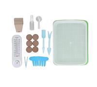 SEAFRONT Kits de Culture pour Enfants, Ensemble d'expérimentation de Plantes à Tiges en Plastique avec Visionneuse de Racines Transparente pour Enfants, Jardinage Amusant et Activités éducatives