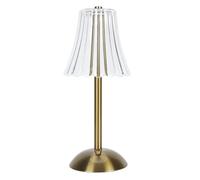 SEAFRONT Lampe de Table sans Fil Vintage Rétro Acryl Light de Chevet 1200mAh Re -Charged Night Lampe pour Table à Manger de Chambre à Coucher