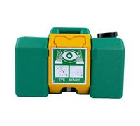 SEAFRONT Lave-œil Portable, 8 Gallons, équipement Mural | Utilisation D'urgence, Plastique ABS, Usage en Laboratoire et en Usine, sans Plomberie, Eau Stérile ou Sérum Physiologique