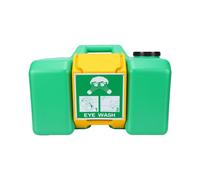 SEAFRONT Lave-œil Portable 9 Gallons, Mural, Urgence | ABS Engineering Plastic, Équipement de sécurité de Laboratoire, Conception Mural, Sans Plomberie Requise, Capacité de