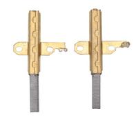 SEAFRONT Lot de 2 Balais de Charbon de Rechange pour Aspirateur en Poudre de Graphite et Cuivre 6,1 X 11 X 32 Mm Compatible avec Sanyo Dragon Machine pour Divers Aspirateurs