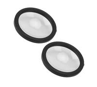 SEAFRONT Lot de 2 Couvercles de Protection pour Objectif d'appareil Photo, Capuchon de Remplacement en Acrylique Anti-poussière et Anti-Rayures, Objectif Transparent Léger pour Caméras d'action