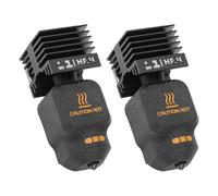 SEAFRONT Lot de 2 Hotend de Rechange pour Imprimante 3D Lab P2S H2D H2S, Buse en Acier trempé à Rupture de Chaleur Entièrement en Métal, Hotend à Haut Débit de 0,4 Mm, avec 4 Manchons en