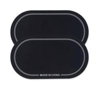 SEAFRONT Lot de 2 Patchs de Grosse Caisse, Protecteurs de Peau de Batterie en PET, Autocollants Doubles Compatibles avec Pédale, Contrôle de la tonalité et Protection contre les Chocs pour la