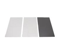 SEAFRONT Lot de 2 Plaques de Construction Flexibles Amovibles pour Imprimante 3D Photon Mono M7 M7Pro, 228 X 131 Mm, Surface Brossée, Acier Inoxydable Haute élasticité
