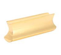 SEAFRONT Métal Guitare Slide Bar, 7,7cm Lap Steel Tone (GOLD) | Construction en métal solide, ton clair et brillant, glissements de cordes lisses, notes soutenues, pratique de la guitare
