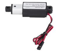 SEAFRONT Micro Actionneur Linéaire électrique 12 V, Mini Actionneur de Mouvement en Aluminium ABS avec Interrupteur de Fin de Course, Force 64 N 15 Mm, Protection contre les Surintensités pour (10mm)