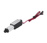SEAFRONT Micro Actionneur Linéaire électrique 12 V, Mini Actionneur de Mouvement en Aluminium ABS avec Interrupteur de Fin de Course, Force 64 N 15 Mm, Protection contre les Surintensités pour (21mm)