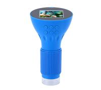 SEAFRONT Microscope Numérique pour Enfants, Écran IPS 2 Pouces, 50x-1000x | Corps en Silicone ABS, 8 LED, luminosité Réglable, Stockage de 400 Images, Liaison USB Type C, Usage en Classe à Main