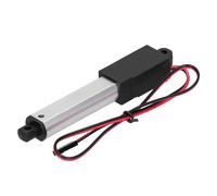 SEAFRONT Mini Actionneur Linéaire électrique DC12V, Course de 50mm, Alliage d'aluminium à Faible Bruit IP54 pour Robotique, Domotique, Ouvre-fenêtre (Poussée 90N Vitesse 9.5mm/s)