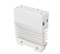 SEAFRONT Module de Relais à Solide Monture en Rail 80a Éventail de Chaleur en Aluminium Optocoupleur pour les Systèmes d'alimentation monophasé