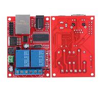 SEAFRONT Module Relais Ethernet, Contrôle Réseau 2 Voies DC5V-24V | Microcontrôleur , Contrôle Industriel, Contrôleur Réseau, Entrée DC5V-24V, Contrôle Internet, PCB 70 X 50 Mm