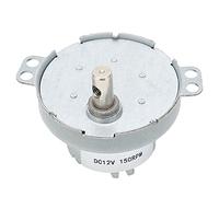 SEAFRONT Moteur à Engrenages DC12V avec Fonction de Verrouillage Automatique, Micro-boîte de Vitesses électrique 150 Tr/min et Trou M4, Idéal pour les Ouvre-fenêtres et Portes