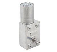 SEAFRONT Moteur à Vis sans Fin CC 12V 100 Tr,Min Réversible à Couple élevé | Entraînement à Engrenages, CC 12 V, Charge de 10 Kg.cm, Arbre de Sortie Vertical, Boîtier Résistant à L'abrasion, Ouvre