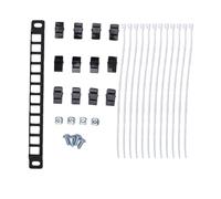 SEAFRONT Panneau de Brassage Panneau de Brassage 12 Ports Montage en Rack Ethernet 0,5U 10 Pouces 12 Coupleurs RJ45 Pass Through Coupleurs pour Cat6 Cat5e Gigabit Etherne