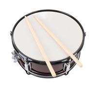 SEAFRONT Peau de Caisse Claire en Polyester Transparent Bleu 14x5,5 Pouces, Adaptée aux Joueurs de Niveaux, Bords en Alliage D'aluminium, Finition Rouge Vin, Caisse Claire D'