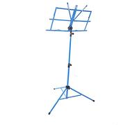 SEAFRONT Petit Pupitre, Support Réglable en Métal pour un Usage Domestique, étagère à Musique Facile à Assembler et Portable, adapté aux Musiciens Familiaux et aux étudiants (BLUE)