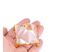 SEAFRONT Petite Pyramide de Cristal d'Égypte, Ornement de Pyramide de Cristal, Outil d'artisanat Feng Shui de Guérison énergétique de Décoration Egypte Ancienne