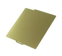 SEAFRONT Plaque de Construction PEI, Tapis de Foyer Double Face en Acier à Ressort 257x257mm pour Imprimantes 3D X1E P1P (PEI double face lisse et texturé)