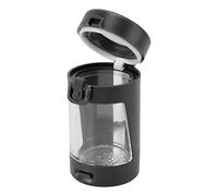 SEAFRONT Pot de Scellage en Verre LED, Pot Portable avec Lumière LED et Loupe, Pot de Visualisation Grossissant avec Lumière LED, Récipient Alimentaire étanche à l'air avec Cuillère et