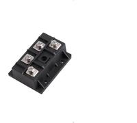 SEAFRONT Redresseur monophasé 200 A Noir, 4 Bornes 1600 V Haute Puissance, Module de Diode Pleine Onde, Base de Montage ISO pour une Passivation Unique du Verre