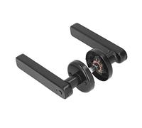 SEAFRONT Serrure de Porte Intelligente en Alliage de Zinc, Serrure à Empreintes Digitales, Poignée électronique sans clé, Identification Biométrique pour Appartements et Stockage (BLACK)