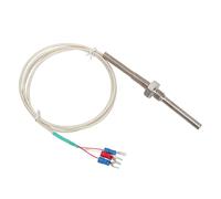 SEAFRONT Sonde de Température PT100, Thermocouple Type K, -50 à 500°C, for Mesure de Température Industrielle (Fil 6x50 1,5m)