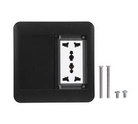 SEAFRONT Sortie Encastrée au Sol, Double Porte, 3 Broches X 4 Prises, 4000 W, 16 A, Multifonctionnelle, Dissimulée, Résistante au Feu, étanche à L'eau, pour Cuisine, Salon, Bureau