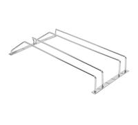 SEAFRONT Support à Verres à Pied Suspendu à Double Rangée en Acier Inoxydable, Support à Verres à Vin Durable sous l'armoire pour l'organisation de la Cuisine (M)