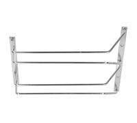 SEAFRONT Support à Verres à Pied Suspendu à Double Rangée en Acier Inoxydable, Support à Verres à Vin Durable sous l'armoire pour l'organisation de la Cuisine (Petite Taille)