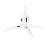 SEAFRONT Support de Clarinette Portable à 4 Pieds en Plastique ABS avec Support de Flûte Détachable pour Musiciens (Transparent)