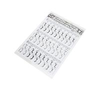 SEAFRONT Tableau des Doigtés de Clarinette Tableau D'entraînement des Accords de Clarinette pour Débutants avec Papier couché de Haute qualité Conception Enroulable (Accords de clarinette (trompette))