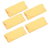 SEAFRONT Tampon de Nettoyage pour Saxophone, 5 Pièces, Chiffon de Nettoyage en Daim Artificiel, Forme A pour Flûte, Clarinette, Joueurs de Piccolo avec Tissu Absorbant, de Tube Réutilisable