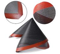 SEAFRONT Tapis de Cuisson en Silicone Réutilisable, Plaque à Biscuits Antiadhésive pour Macarons, Tapis de Cuisson Facile à Utiliser, de en Silicone microperforé, de Antidérapant, de pour Macarons,