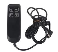 SEAFRONT Telecommande Fauteuil, Interrupteur Inclinable électrique IP66 Télécommande à 4 Boutons Contrôleur de canapé électrique 5 Broches pour Fauteuil élévateur Canapé électrique ABS Noir