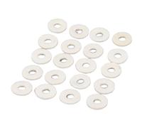 SEAFRONT Valve de Trompette élastique en Feutre, Réduction du Bruit, Rondelles en Feutre Beige, Accessoires de Remplacement pour Trompette, 20 Pièces