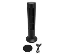 SEAFRONT Ventilateur de de Refroidissement sans Lame, alimenté par USB, avec 2 Réglages de Vitesse, pour Chambre à Coucher, Salle D'étude, ABS (BLACK)