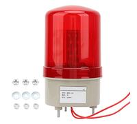 SEAFRONT Voyant D'avertissement LED Rouge Rotatif, Signal Lumineux Clignotant 220VAC à Haute luminosité et sans Bruit, pour Chantier de Construction D'atelier