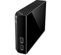 Seagate Backup Plus Hub 10 TB External Hard Drive Desktop HDD ΓÇô USB 3.0, for Computer Desktop Workstation PC Laptop Mac, 2 USB Ports 2 Months Adobe CC Photography (STEL10000400), zwart