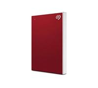 Seagate Backup Plus Slim, 2 To, Disque dur externe portable HDD, Rouge, USB 3.0, pour PC portable et Mac, Abonnement de 2 Mois à Adobe CC pour la Photo et services Rescue valables 2 ans (STHN2000403)