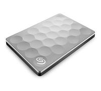 Seagate Backup Plus Ultra Slim 1 To, Disque dur externe portable HDD, Platine, USB 3.0, pour PC portable et Mac, abonnement de 2 mois à Adobe CC pour la Photo (STEH1000200)