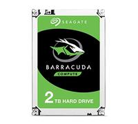 Seagate BarraCuda 2 To, Disque dur interne HDD - 3,5 pouces SATA 6 Gbit/s 7 200 tr/min, 256 Mo de mémoire cache - Ouverture facile (ST2000DM008)