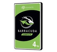 Seagate BarraCuda 4 To, Disque dur interne HDD - 2,5 pouces SATA 6 Gbit/s 5 400 tr/min, 128 Mo de mémoire cache, pour PC de bureau (ST4000LM024)