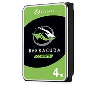 Seagate BarraCuda, 4 To, Disque dur interne HDD - 3,5" SATA 6 Gbit/s 5 400 tr/min, 256 Mo de mémoire cache, pour PC de bureau et portable (ST4000DM004)