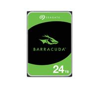 Seagate Barracuda Desktop HDD 24To 3.5" SATA 7200 tr/min, Cache 512Mo, Interface 6Gbit/s, Débit 190MiB/s, 101.8x26.1x147mm, 695g