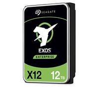 Seagate Exos 12 To, Disque dur interne d’entreprise HDD - 3,5 pouces 6 Gbit/s, 128 Mo de mémoire cache, pour entreprise et centre de données (ST12000NM0007)